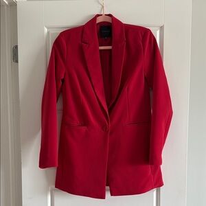 Red Women's Blazer